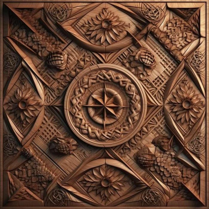 Patterns and decorations (stl patterns 1, PATTERN_1929) 3D models for cnc